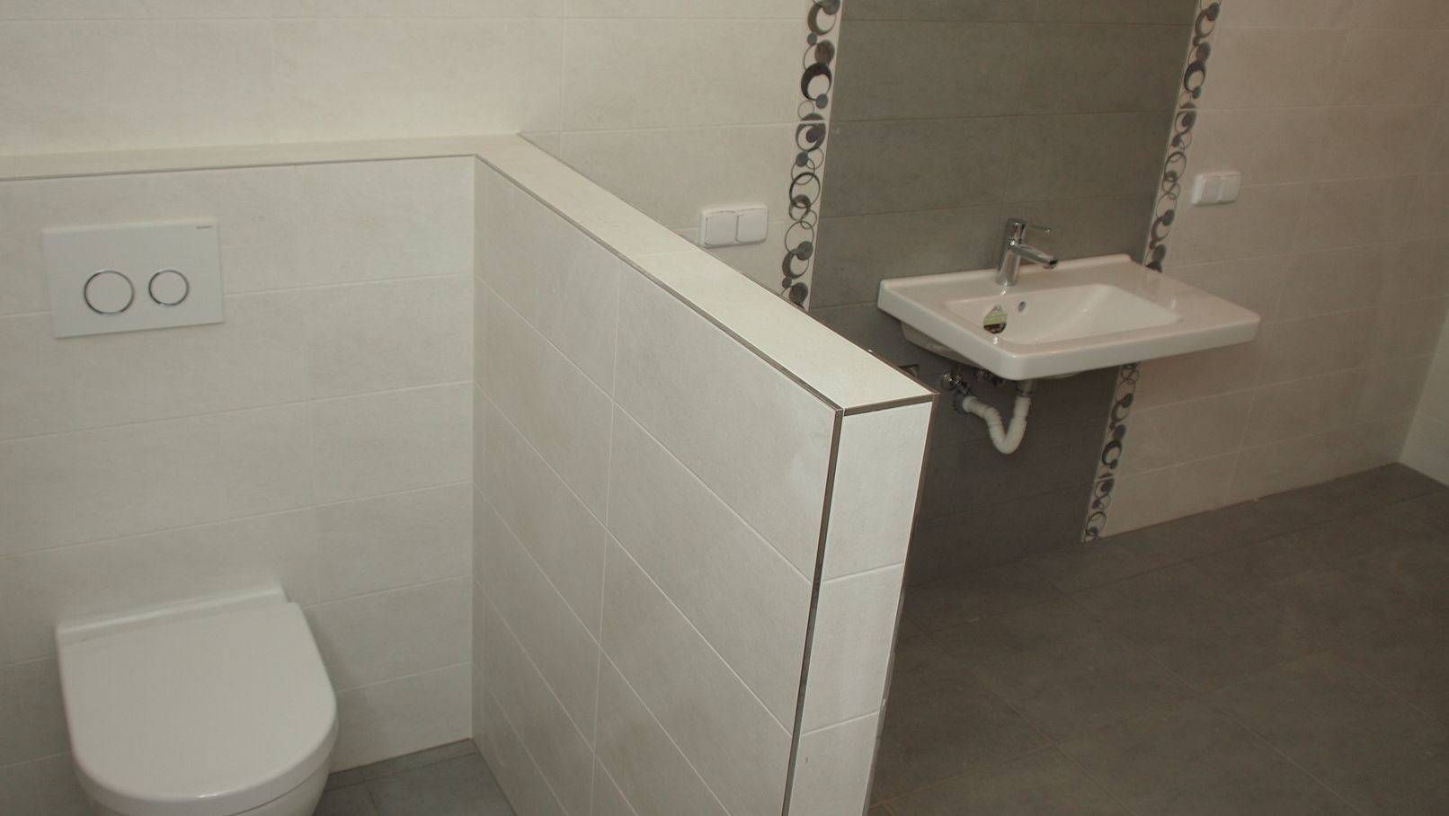 koupelny RD Ostopovice u Brna , pro stavební firmu SDS-Spáčil