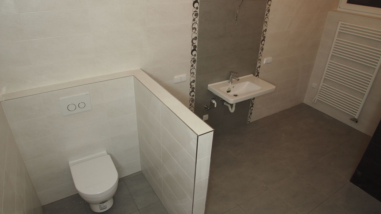 koupelny RD Ostopovice u Brna , pro stavební firmu SDS-Spáčil